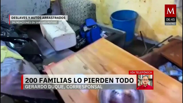 Más de 200 familias lo pierden todo tras desbordamiento de arroyo en Tamazunchale