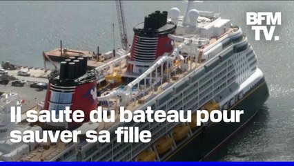 Un père se jette à l'eau pour sauver sa fille qui venait de passer par-dessus bord lors d'une croisière Disney