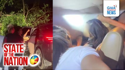 Sasakyan sa Tuguegarao City, nabagsakan ng puno ng acacia | SONA