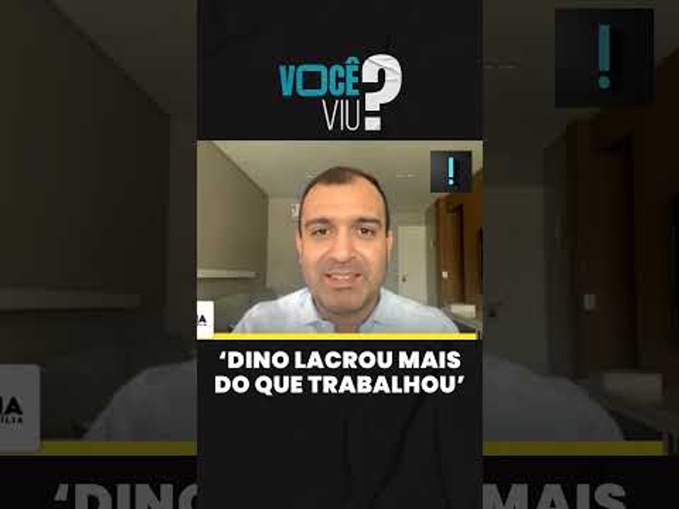 'Dino lacrou mais do que trabalhou' #Shorts