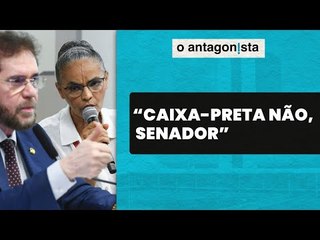 Marina Silva repreende senador por falar “caixa-preta”, que ela considera racista