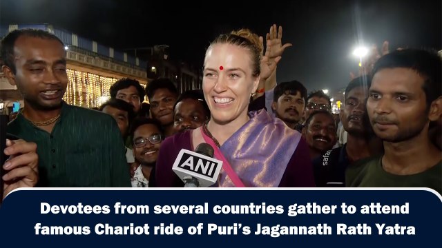 Devotees from several countries gather to attend famous Chariot ride of Puri’s Jagannath Rath Yatra