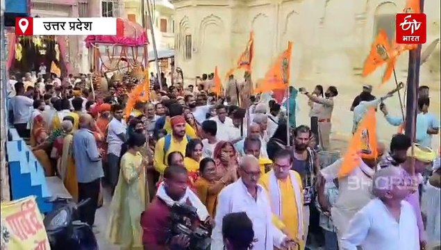 रामनगरी में बैंड बाजा के बीच कई मंदिरों से निकाली गई भगवान जगन्नाथ की रथयात्रा