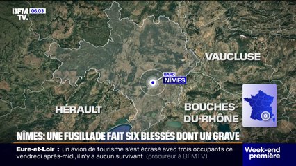 Nîmes: une fusillade fait six blessés dont un grave