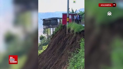 Kolombiya'daki toprak kaymasında birçok kişi hayatını kaybetti