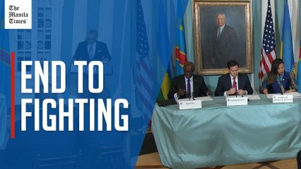 Rwanda, DR Congo sign peace deal in US after rebel sweep