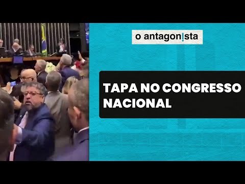 Deputado Washington Quaquá (PT) acerta tapa em Messias Donato (Republicanos) na Câmara