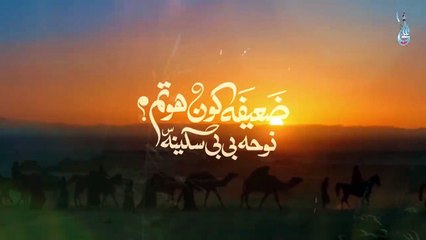 Nohay 2025 _ Zaeefa Kon Ho Tum _ Bibi Sakina Noha _ Farhan Ali Waris _ Muharram 1447