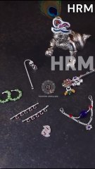 HRM | Shree Krishna Shringar Ornaments In Silver | 2025