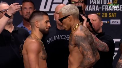 El último cara a cara previo al Topuria vs. Oliveira