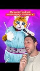 Ma réaction en direct au démasquage du chaton 🐱
