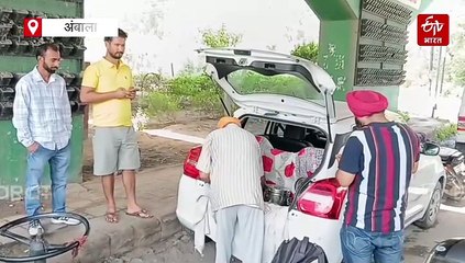 अंबाला के 70 साल के भूपिंदर के हौसले को सलाम, कार को बनाया फूड कोर्ट, भावुक हो बोले- "साहब! दवा और घर खर्च के लिए कर रहा हूं काम"