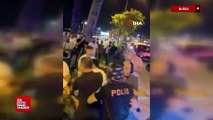 Bursa'da zabıta memurlarıyla seyyar satıcılar böyle kavgaya tutuştu