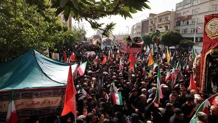 İsrail’in İran saldırısında öldürülen üst düzey askeri yetkililer için cenaze töreni düzenlendi