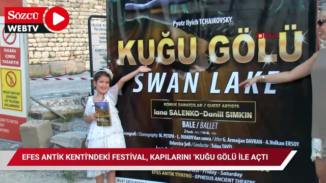 Efes Antik Kenti'ndeki festival, kapılarını ‘Kuğu Gölü ile açtı
