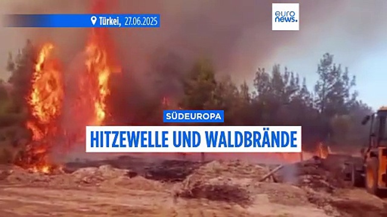 Hitzewellen und Waldbrände in Europa, Temperaturen steigen auf über 40 °C