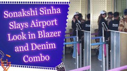 Travel in Style: Sonakshi’s Effortless Chic at Mumbai Airport