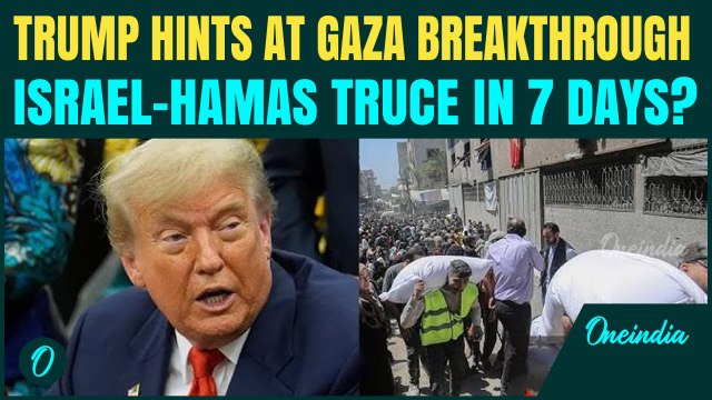 Trump REVEALS Gaza Ceasefire Could Happen ‘Next Week’; Trump's BIG MOVE After Iran-Israel Truce?