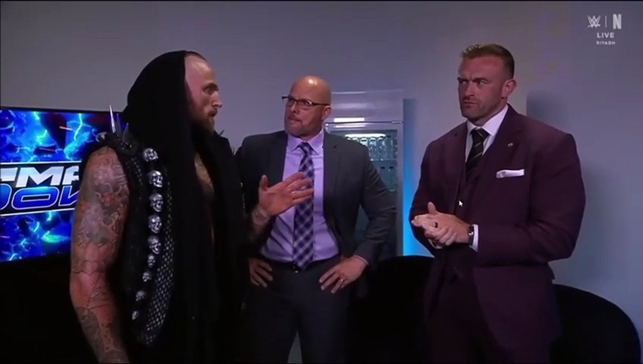 Ron Truth KILLINGS & Aliester Black Backstage SmackDown - Made with Clipchamp