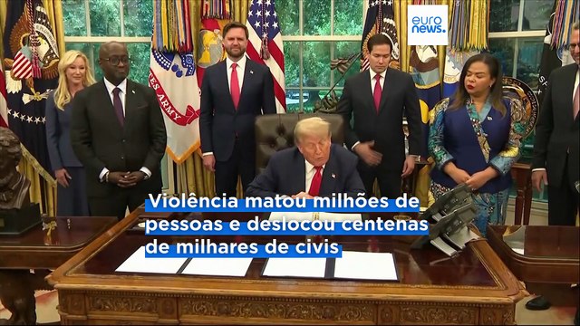 RD Congo e Ruanda assinam acordo de paz mediado pelos EUA para terminar décadas de conflito sangrento