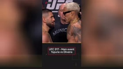 UFC 317 - Le face-à-face entre Topuria et Oliveira