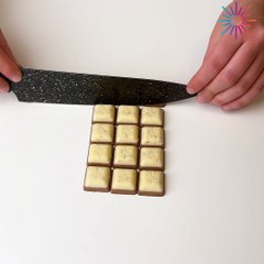 Getting one extra piece of chocolate! 🍫😋