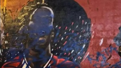 Restauran el mural de Nico Williams