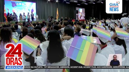 Mahigit 300 miyembro ng LGBTQIA+ community, tumanggap ng diploma suot ang mga damit na batay sa kanilang gender identity | 24 Oras Weekend