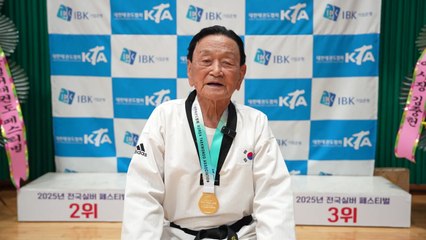 '101세 어르신의 태극 7장'...실버 태권도 페스티벌 [앵커리포트] / YTN