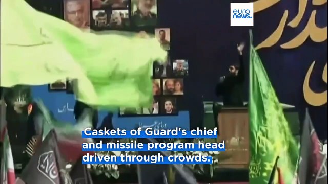 Iran holds state funeral for military leaders and nuclear scientists killed in Israel conflict