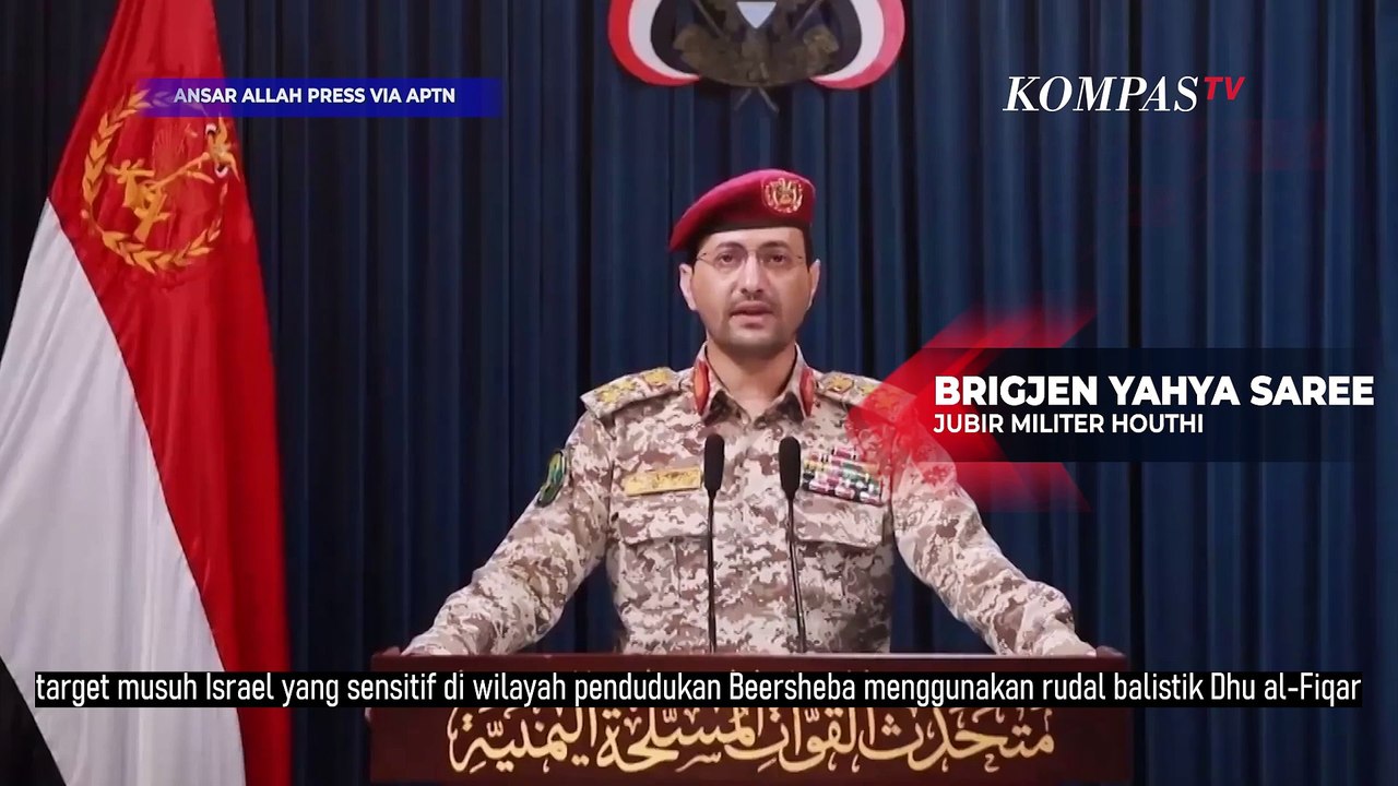 Memanas! Houthi Yaman Tembakkan Rudal Balistik ke Israel