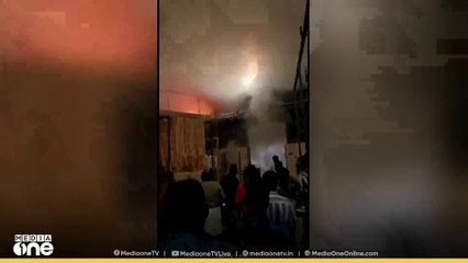 പാലക്കാട് ഒറ്റപ്പാലം പനമണ്ണയിൽ പാലട നിർമാണ ശാലയിൽ തീപിടിത്തം