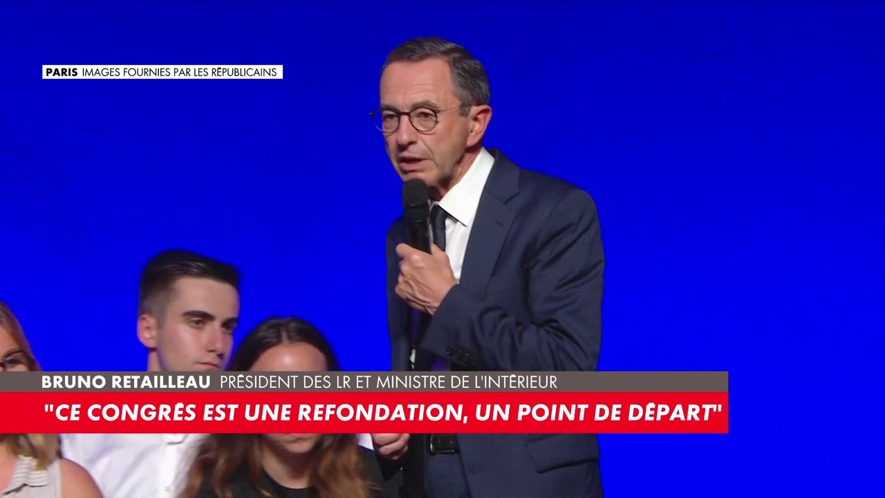 Bruno Retailleau : «Ce congrès est un congrès de refondation, un point de départ»