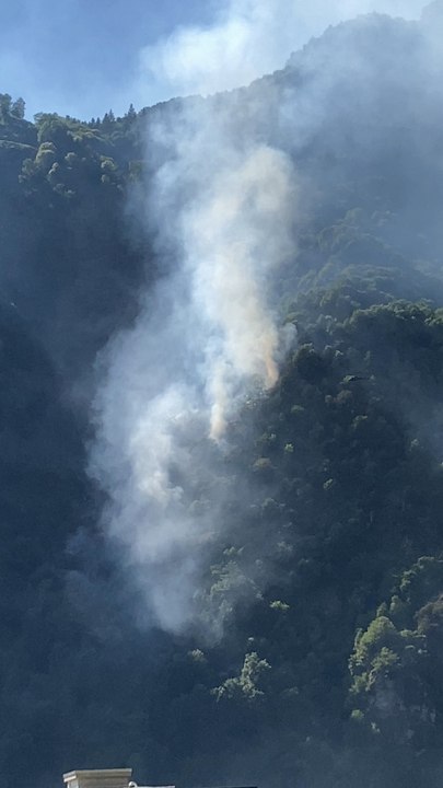 Incendio Monte Erto (Biasca - Switzerland)