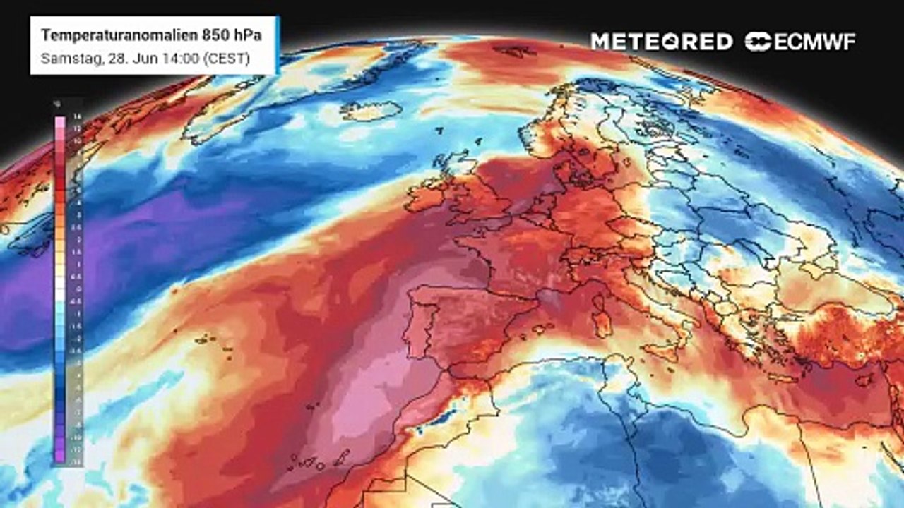 Gigantische Heißluftmassen haben fast ganz Europa geflutet!