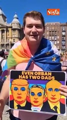 Matteo Hallissey (Presidente +Europa) al Pride a Budapest: Qui per la libertà di amare chi vogliamo