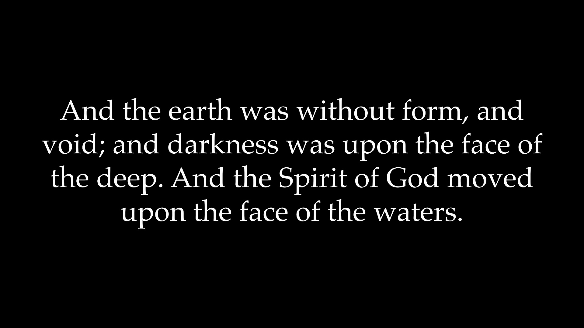 Genesis - Visual Word Bible (KJV)