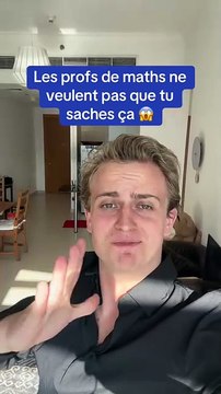 Les profs de maths ne veulent pas que tu saches ça 😱🚀
