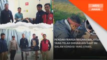 Pendaki Malaysia diselamatkan selepas tergelincir di Gunung Rinjani