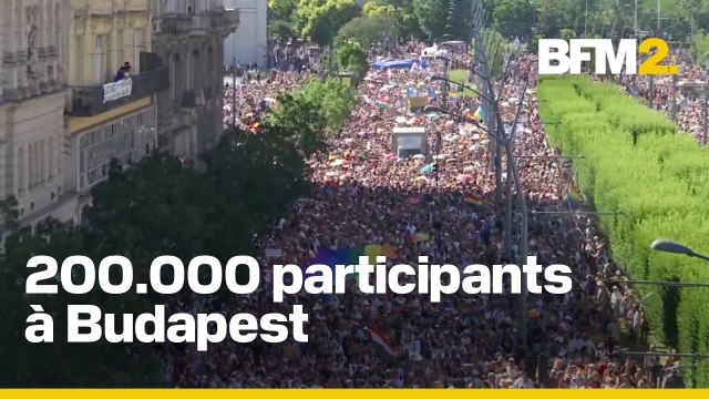 Marche des Fiertés : 200.000 personnes ont défilé à Budapest malgré l'interdiction