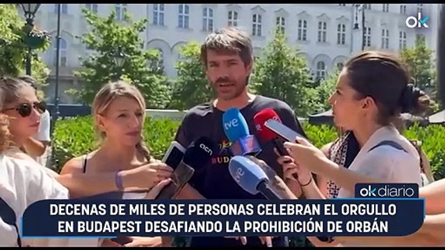 Decenas de miles de personas celebran el Orgullo en Budapest desafiando la prohibición de Orbán