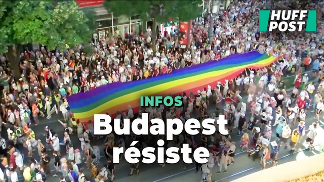Une foule immense brave l'interdiction de la marche des fiertés à Budapest