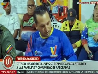 Estado Mayor para las lluvias se mantiene desplegado para atender a las familias afectadas en Amazonas