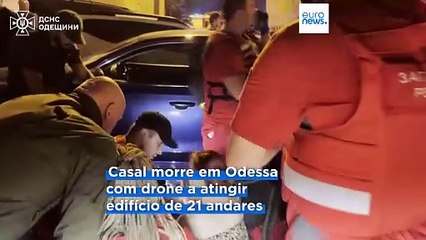 Pelo menos 10 mortos em ataques noturnos com mísseis e drones na Ucrânia