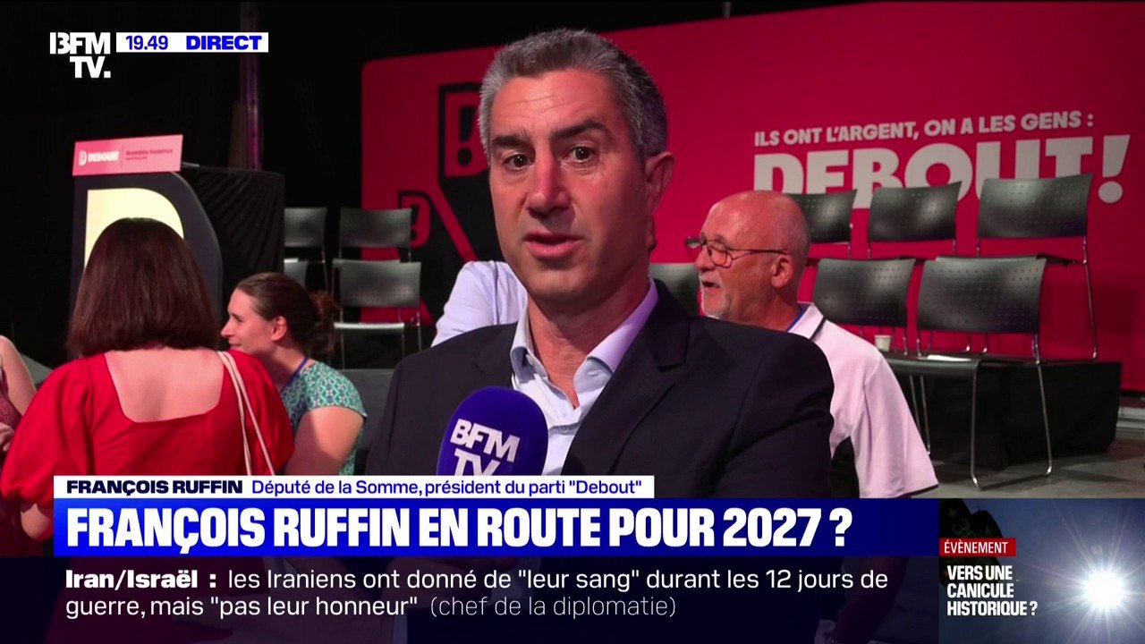 Présidentielle 2027: François Ruffin, président du parti Debout!, indique qu'il a "des chances de réussir à battre le Rassemblement national"