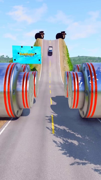 Colored Cars & Truck vs Crushers - BeamNG.Drive #beamnbuster #shorts