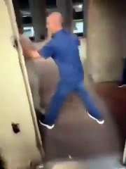 A Zionist in Australia picked the wrong fight with an Iranian youth Got served a hypersonic punch Khaybar slap that sent him to the shadow realm😲