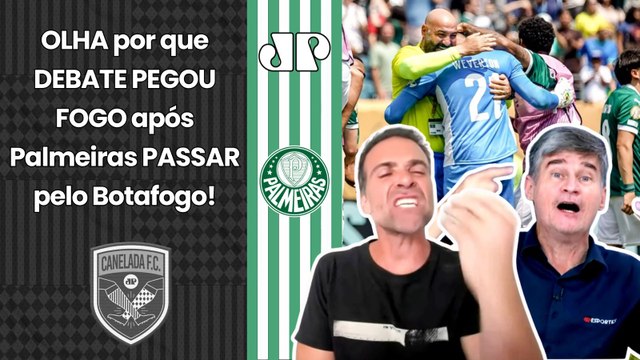 TRETA!!! POR%@! É MUITA CARA DE PAU VOCÊ FALAR que o PALMEIRAS... DEBATE FERVE! | 1x0 no Botafogo
