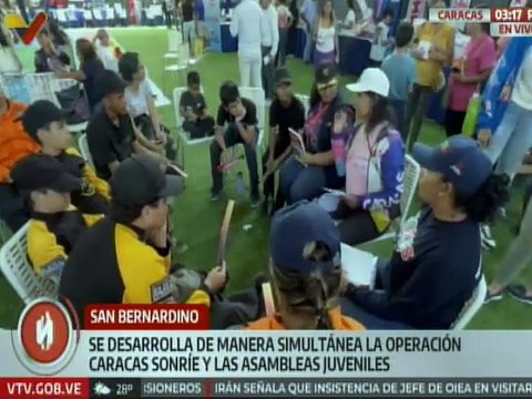 Caracas | San Bernardino vive simultáneamente la Operación Caracas Sonríe y las asambleas juveniles