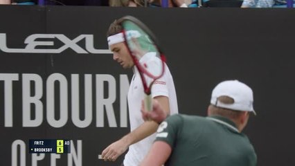 Eastbourne - Fritz, le plein de confiance avant "Wim"